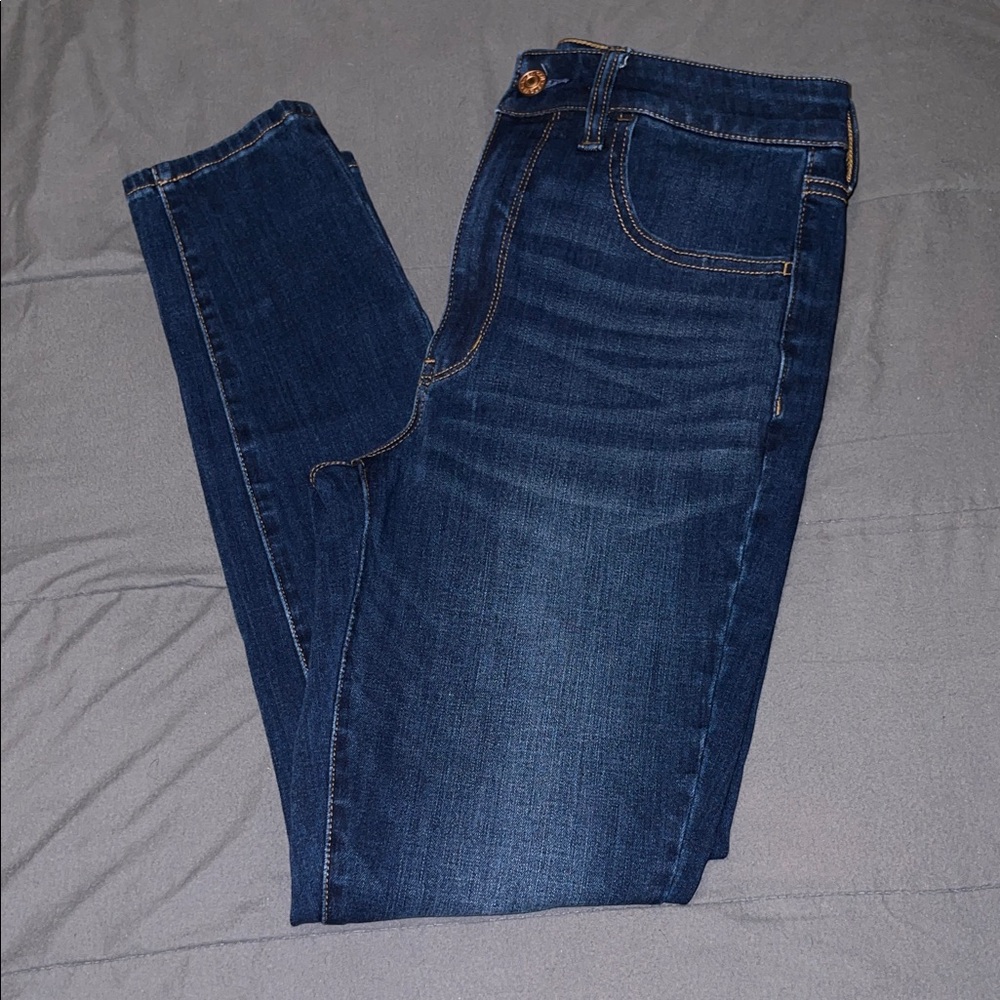 American Eagle Outfitters Navy Blue Skinny Jeans